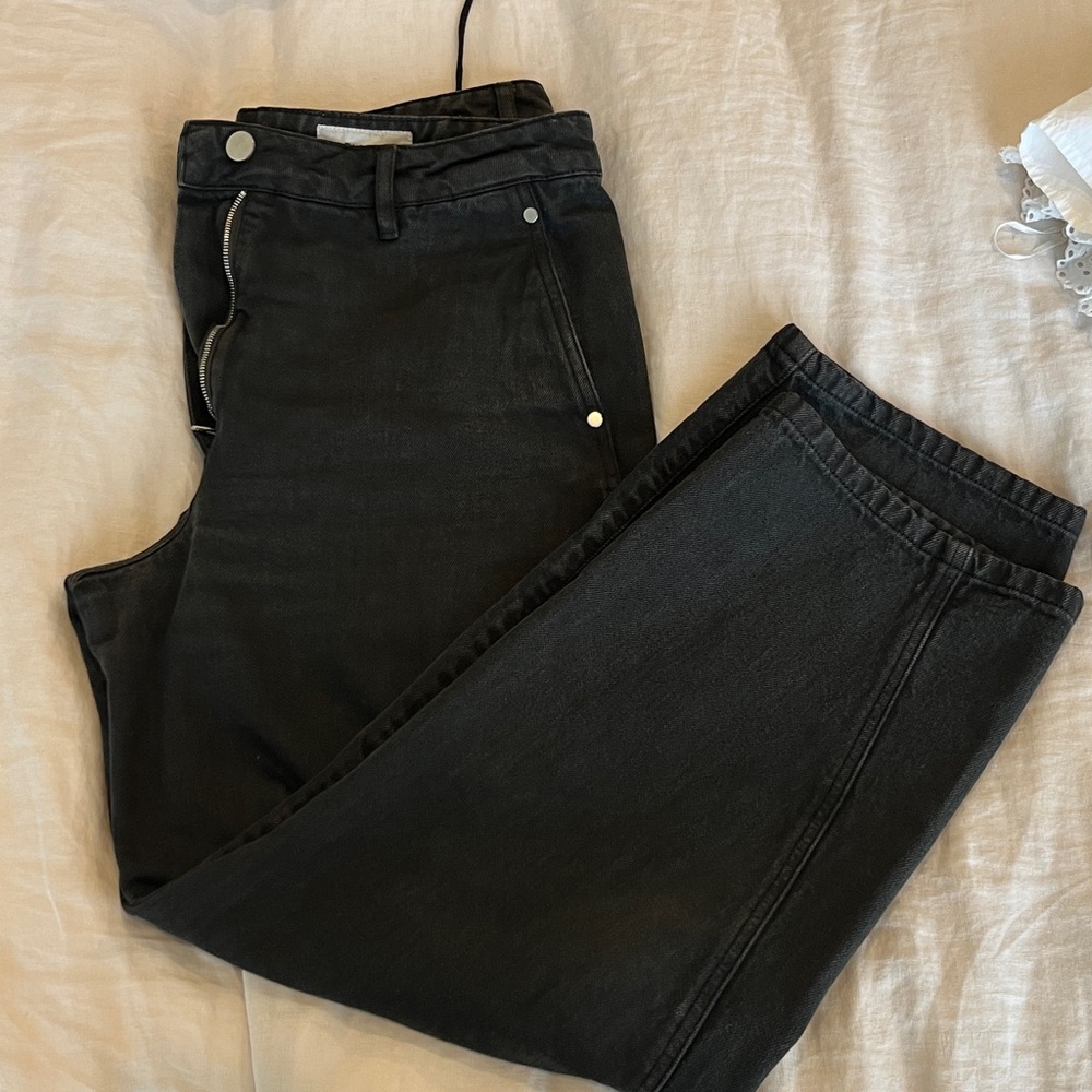 High-Rise Straight Leg Jeans